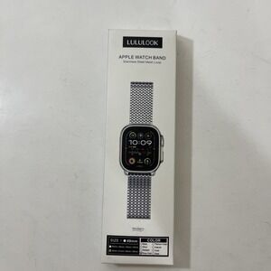 LULULOOK Magnetic Stainless Steel For Apple Watch 42mm‎ Rose Gold New Open Box.